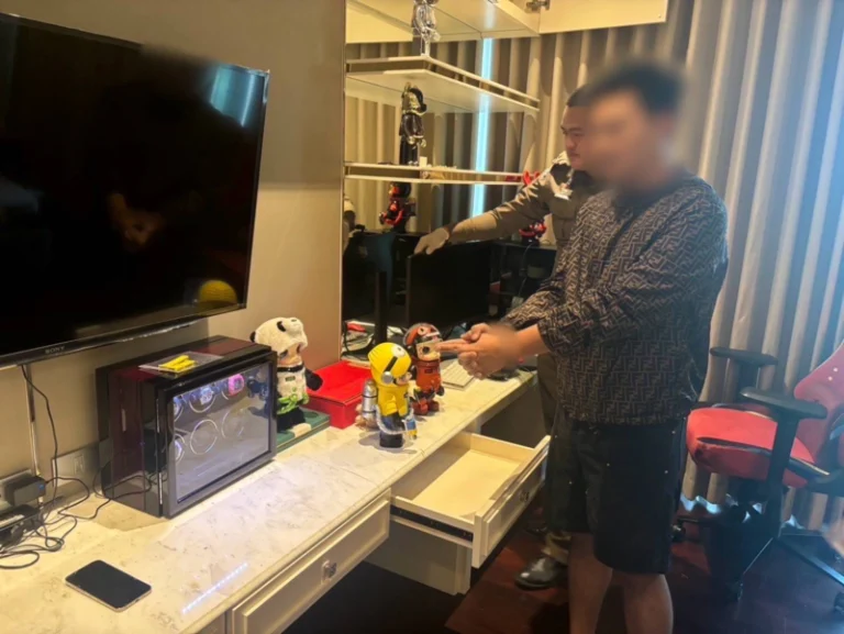 ทลายเครือข่ายเว็บพนันมากัว 888 ยึดของกลางรถหรู-นาฬิกา-เงินสดเพียบ