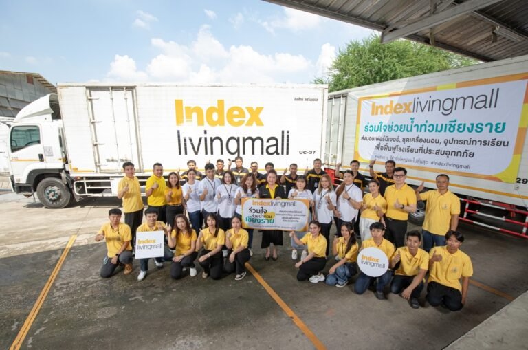 ‘อินเด็กซ์ ลิฟวิ่งมอลล์’ รวมพลังช่วยน้ำท่วม คืนรอยยิ้ม-ส่งกำลังใจผู้ประสบภัย