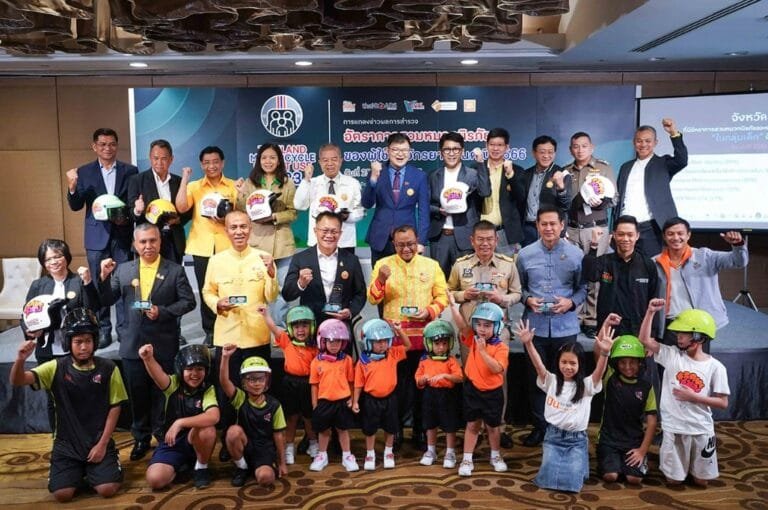 สสส. ปลูกนิสัยเด็กไทย สวมหมวกนิรภัย 100% หนุนศูนย์พัฒนาเด็กเล็ก และทุกระดับ เดินหน้าขยายผล