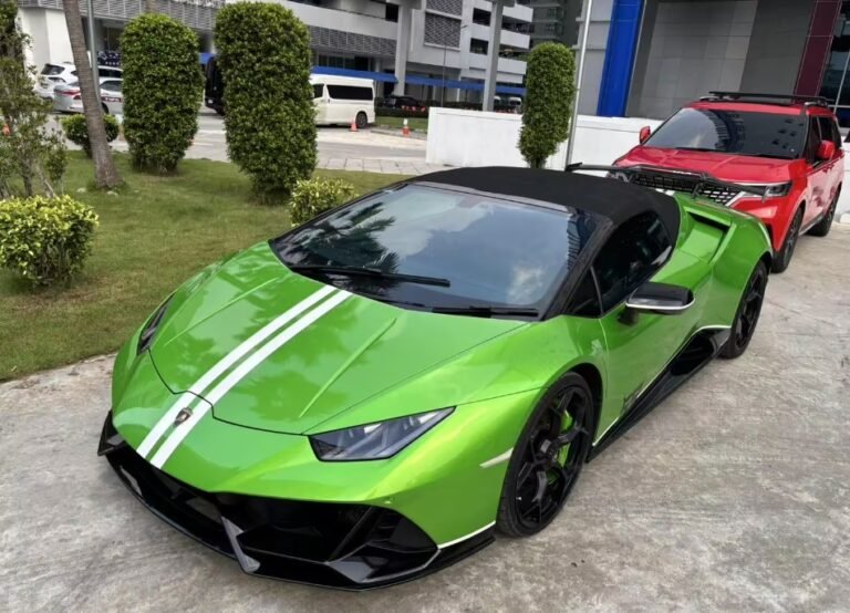 อายัดลัมโบร์กีนี สีเขียว“บอสพอล” มูลค่า 22 ล้านบาท