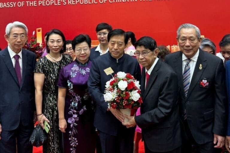 “พินิจ” ร่วมยินดี 75 ปี วันชาติจีน เผยวีไอพีร่วมงานคึกคัก