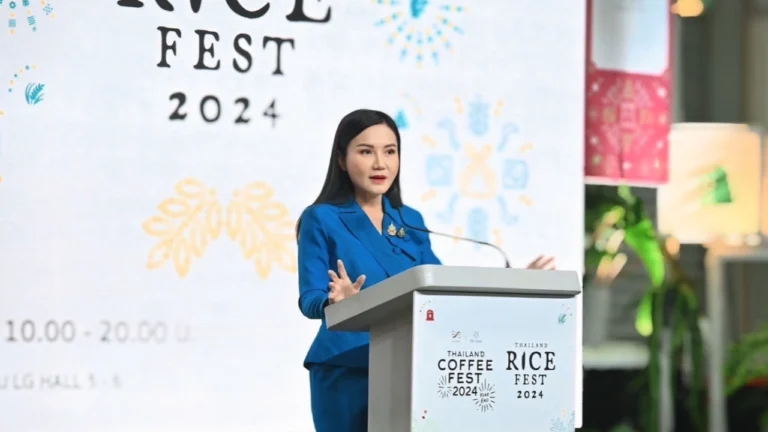 รมว.เกษตร ยัน พร้อมผลักดันเพิ่มมูลค่าให้ข้าวและกาแฟไทย ให้เติบโตอย่างยั่งยืน