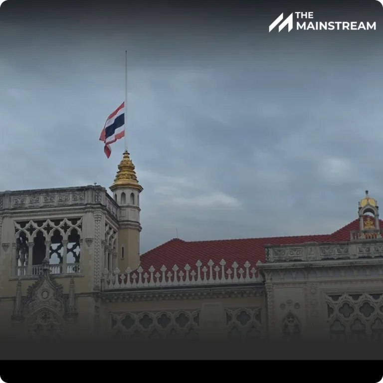 ทำเนียบลดธงครึ่งเสา ไว้อาลัยพระพันปีหลวง อนุทินยกเลิกบินถกอาเซียน