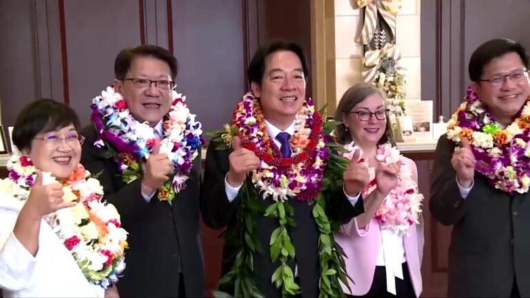 จีนฉุน ผู้นำไต้หวันเดินทางเยือนฮาวายของสหรัฐฯ