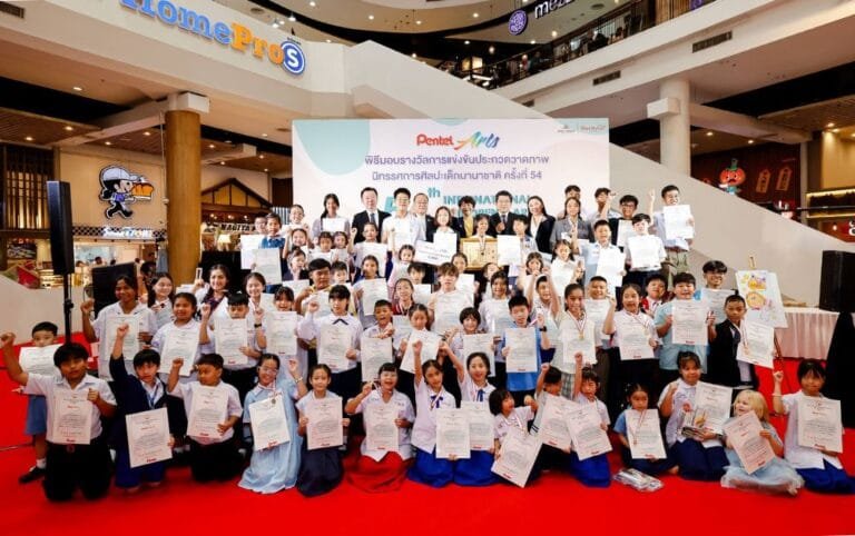 เพนเทล ส่งเสริมเยาวชนไทย จัดนิทรรศการศิลปะเด็กนานาชาติ ที่หอศิลปกรุงเทพฯ