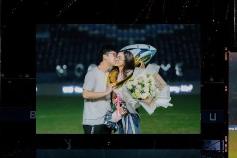 ชนน์ชนก ลูกชาย เนวิน ชิดชอบ ปิดสนามบุรีรัมย์ ขอแฟนสาวแต่งงาน