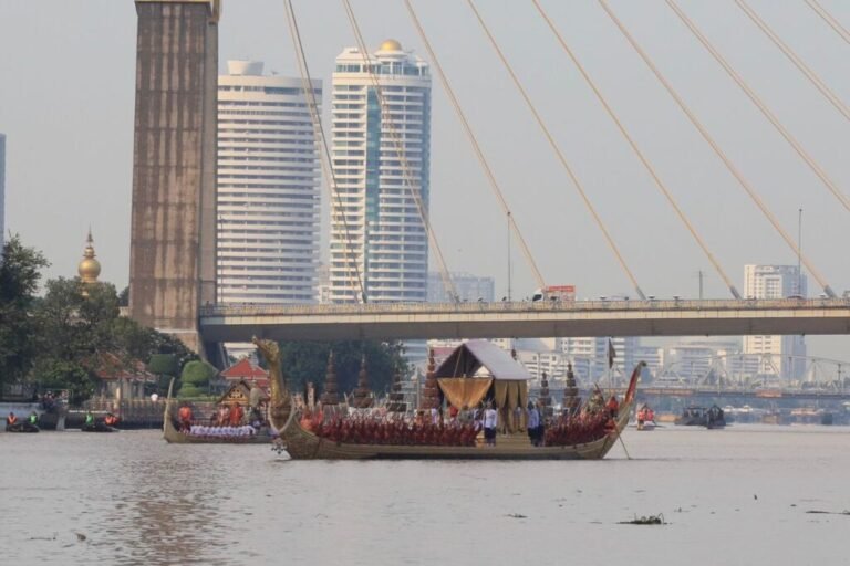ประมวลภาพซ้อมใหญ่เสมือนจริงครั้งแรก ขบวนพยุหยาตราทางชลมารค