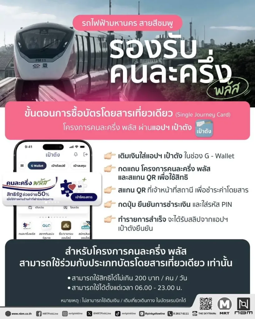 คนละครึ่งคมนาคม10 » The Mainstream