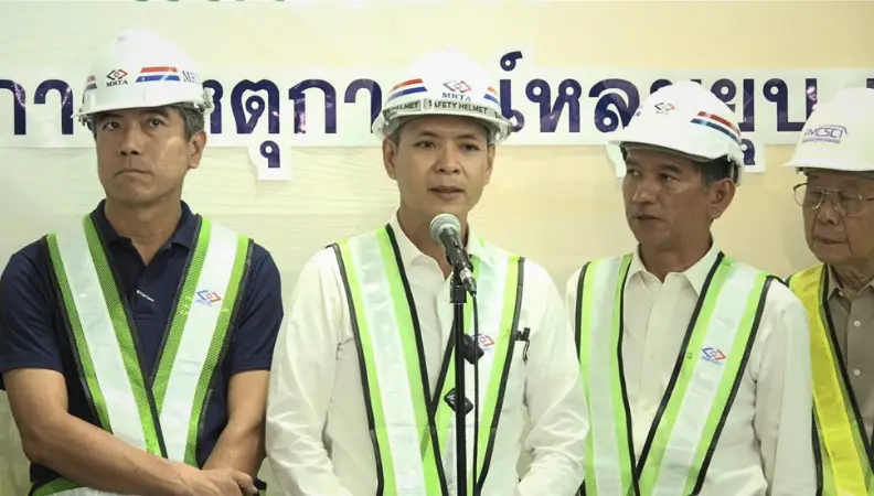 รฟม แจงเหตุสถานีรถไฟฟ้าดุสิตทรุดตัว 1 » The Mainstream
