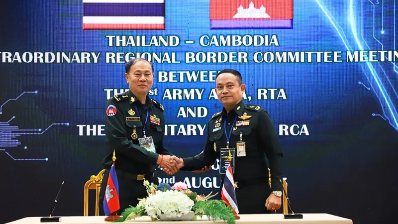 ไทยกัมพูชา ประชุม RBC สระแก้ว ลงนาม 13 ข้อตกลงหยุดยิง » The Mainstream